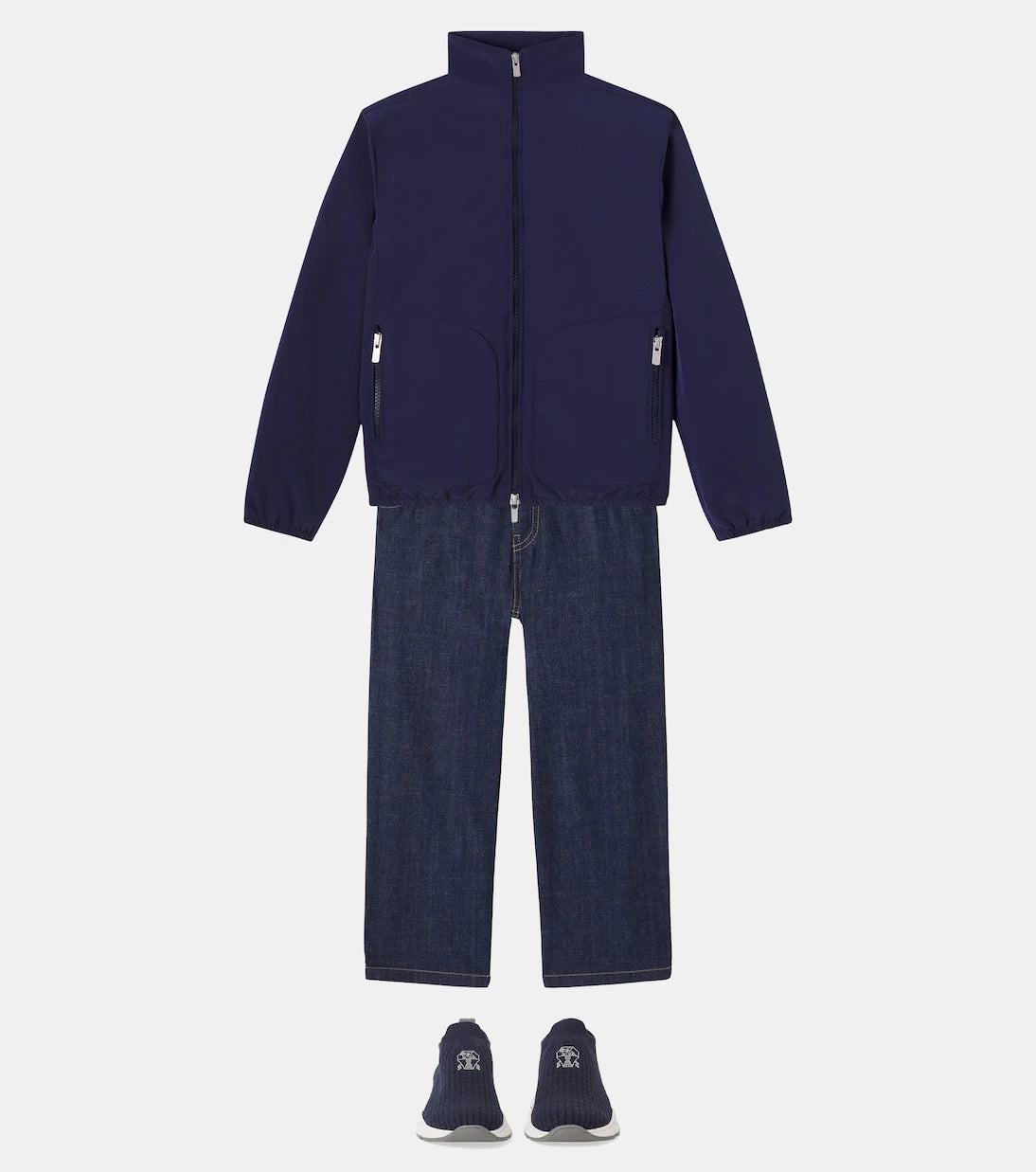 Brunello Cucinelli Kids - Baskılı ceket