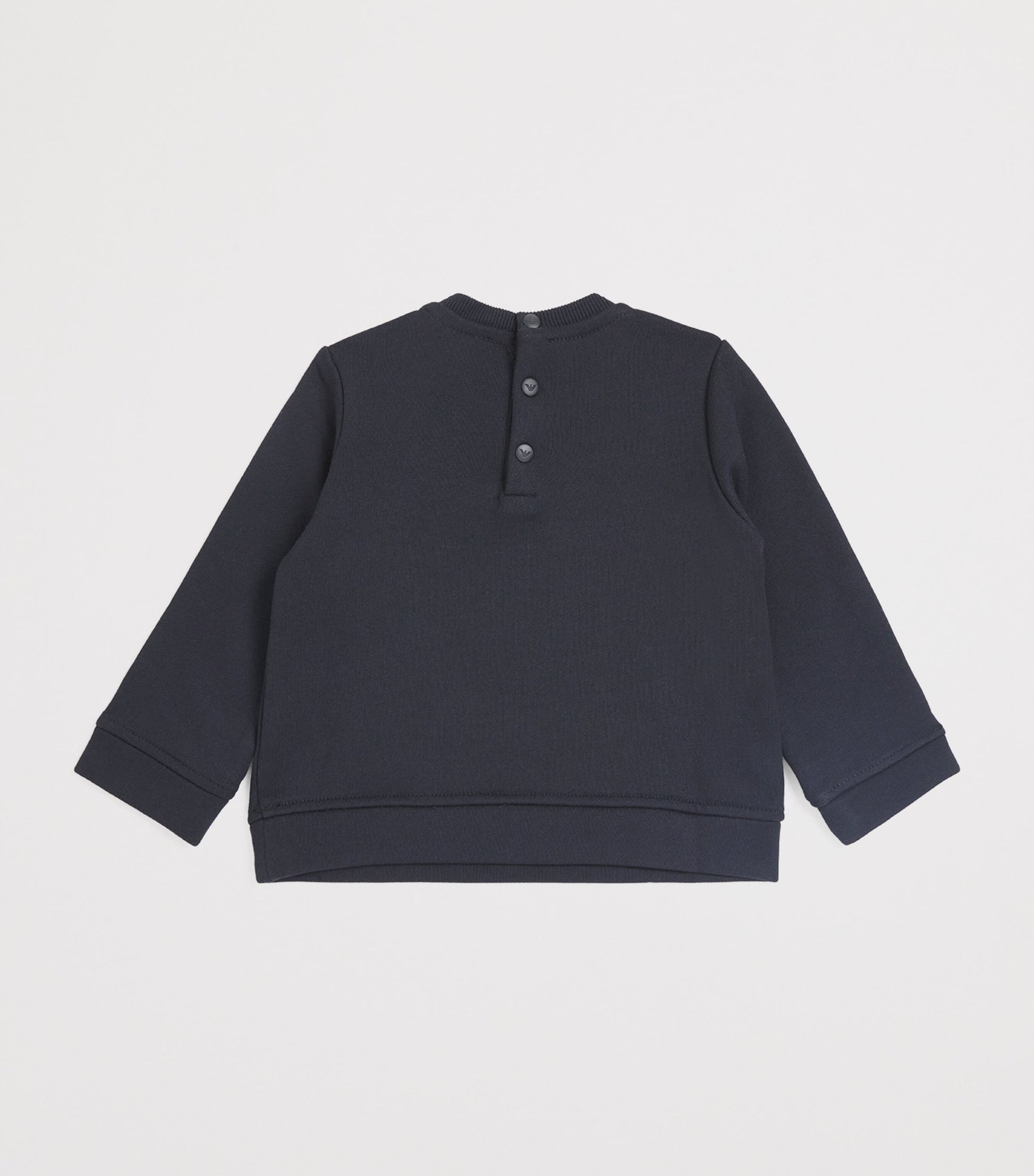 Emporio Armani Kids Virgin Wool-Blend Logo Sweatshirt (6-36 Months)