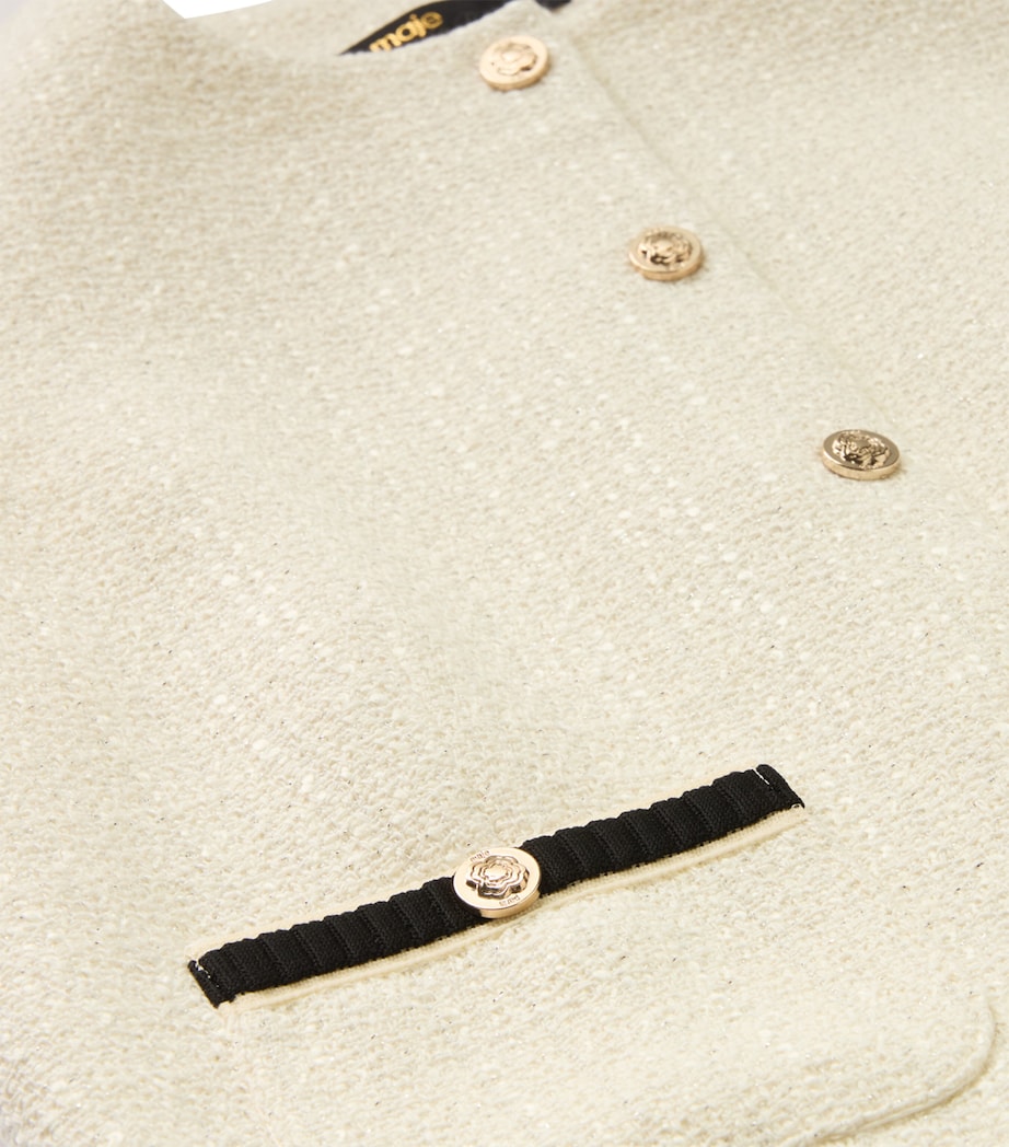 Tweed Sleeveless Top ECRU