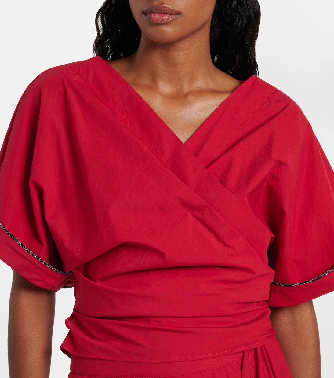 Brunello Cucinelli - Cotton-blend blouse