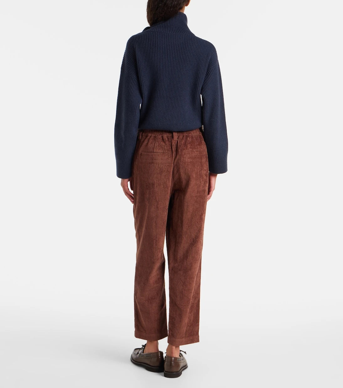 Brunello Cucinelli - Cotton corduroy wide-leg pants