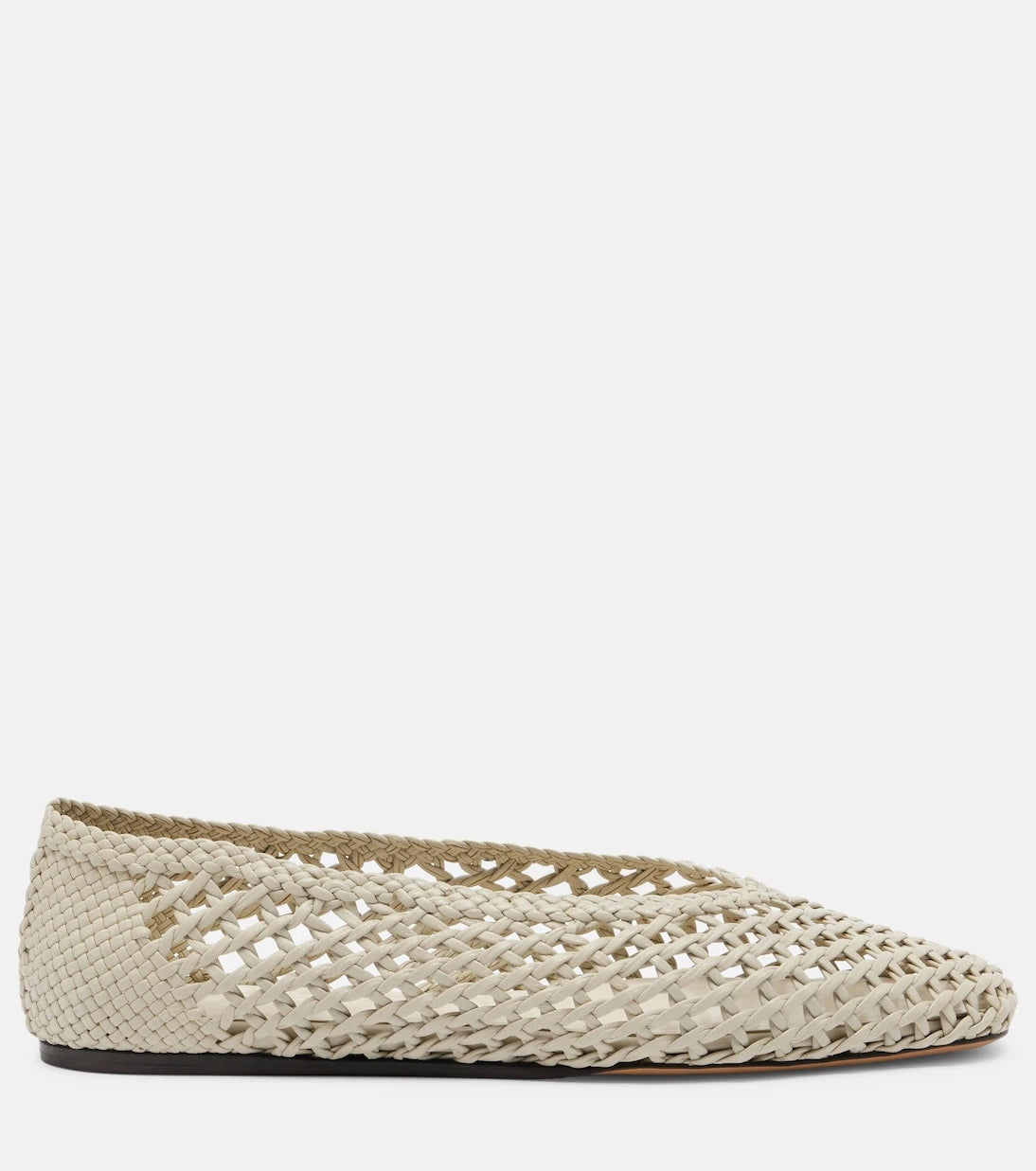 Le Monde Béryl - Regency woven leather ballet flats