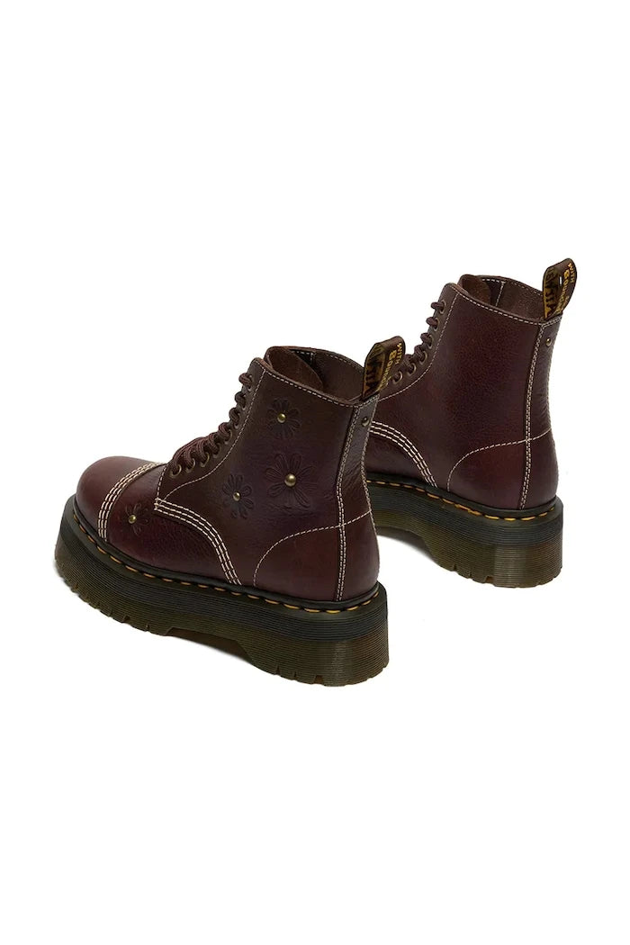 Dr. Martens обувки дамски от кожа Sinclair Flower
