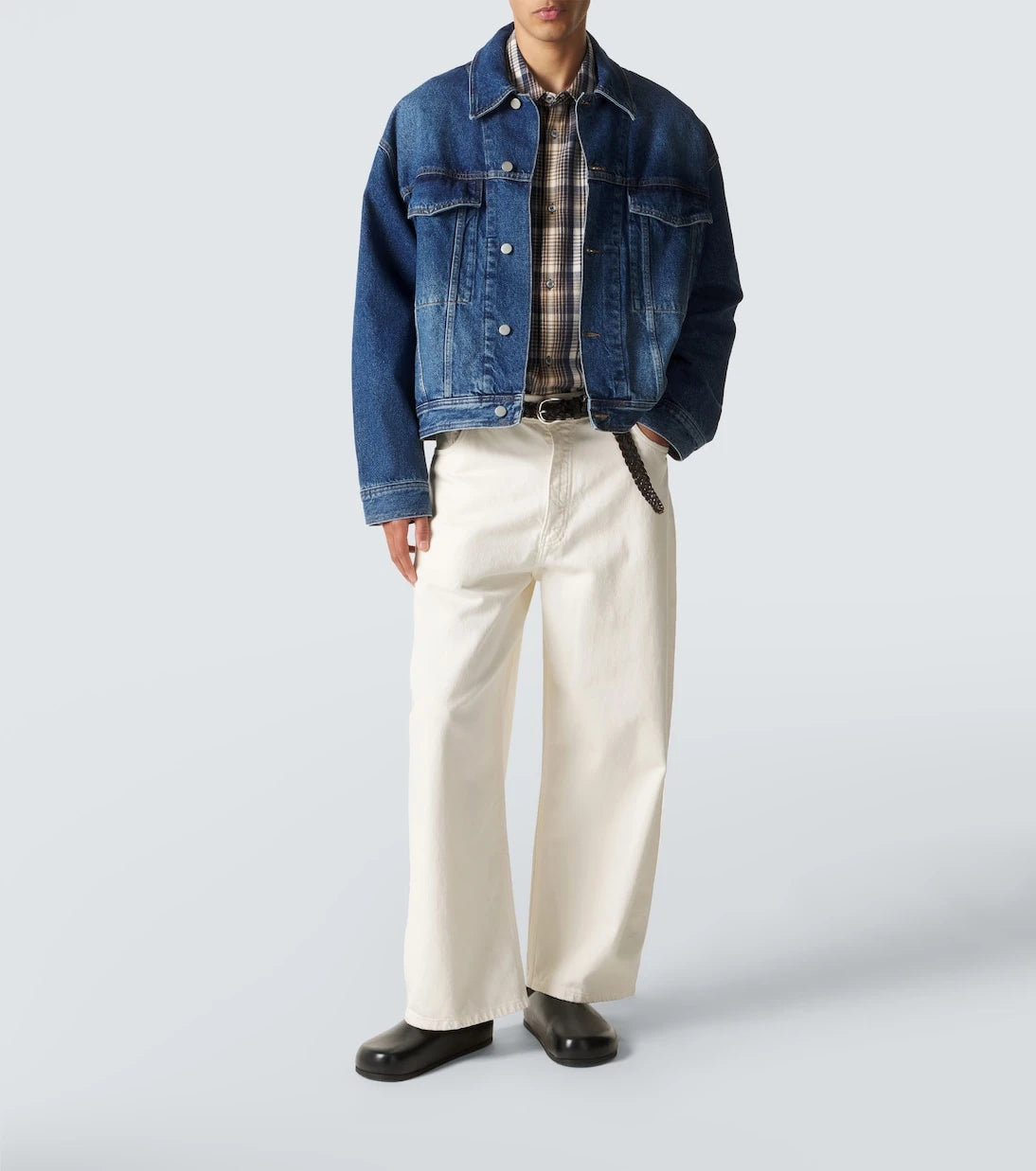 Studio Nicholson - Wearing leather mules