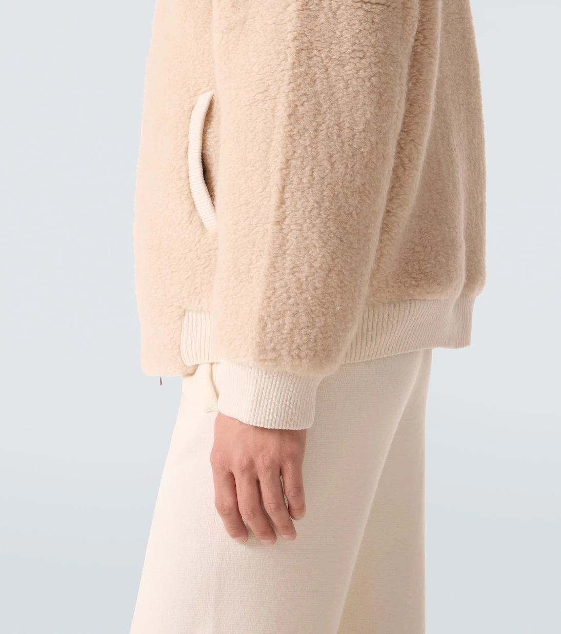 God's True Cashmere - T-Bird cashmere jacket with emerald