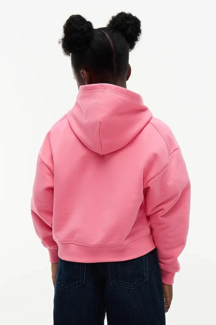 Kapüşonlu çocuk pamuklu sweatshirt