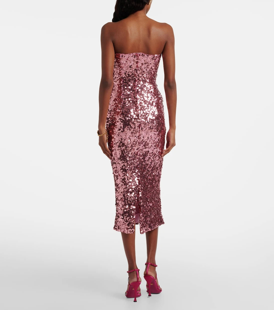 Dolce&Gabbana - Sequined bustier dress