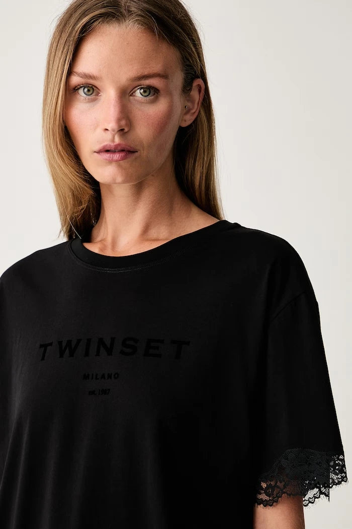 Twinset pamuklu tişört