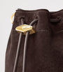 Jimmy Choo Brown Suede Cinch Mini Bag