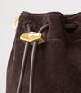 Jimmy Choo Brown Suede Cinch Mini Bag