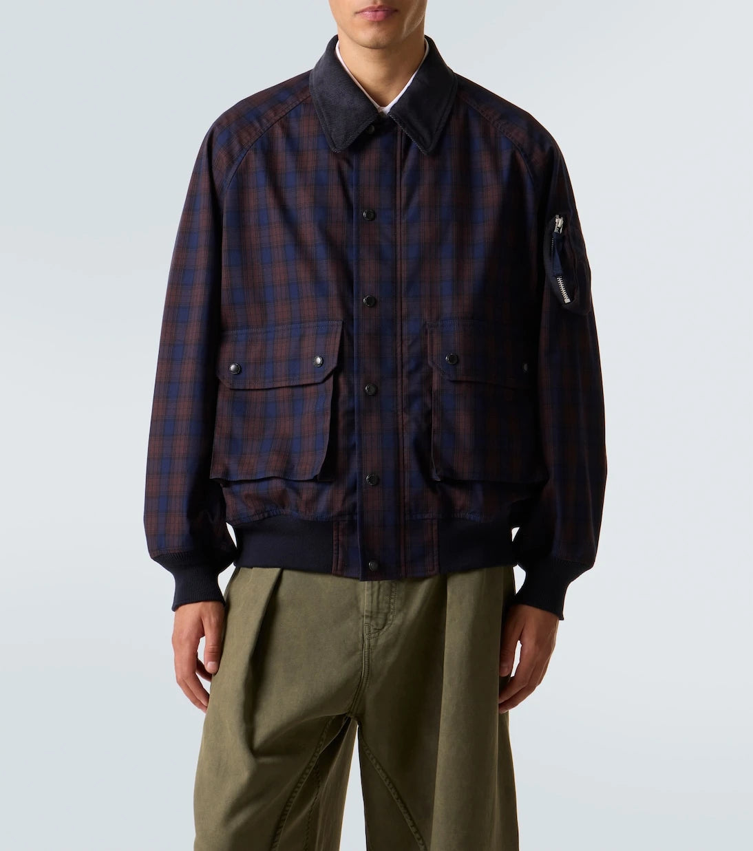 Comme des Garçons Homme - بلوزون قطني كاروهات