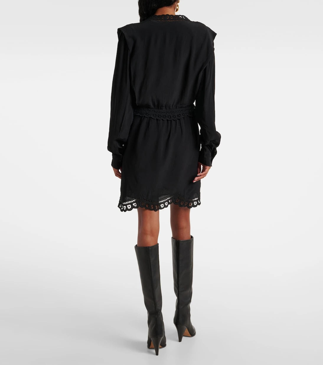 Marant Etoile - Felie lace-trimmed minidress