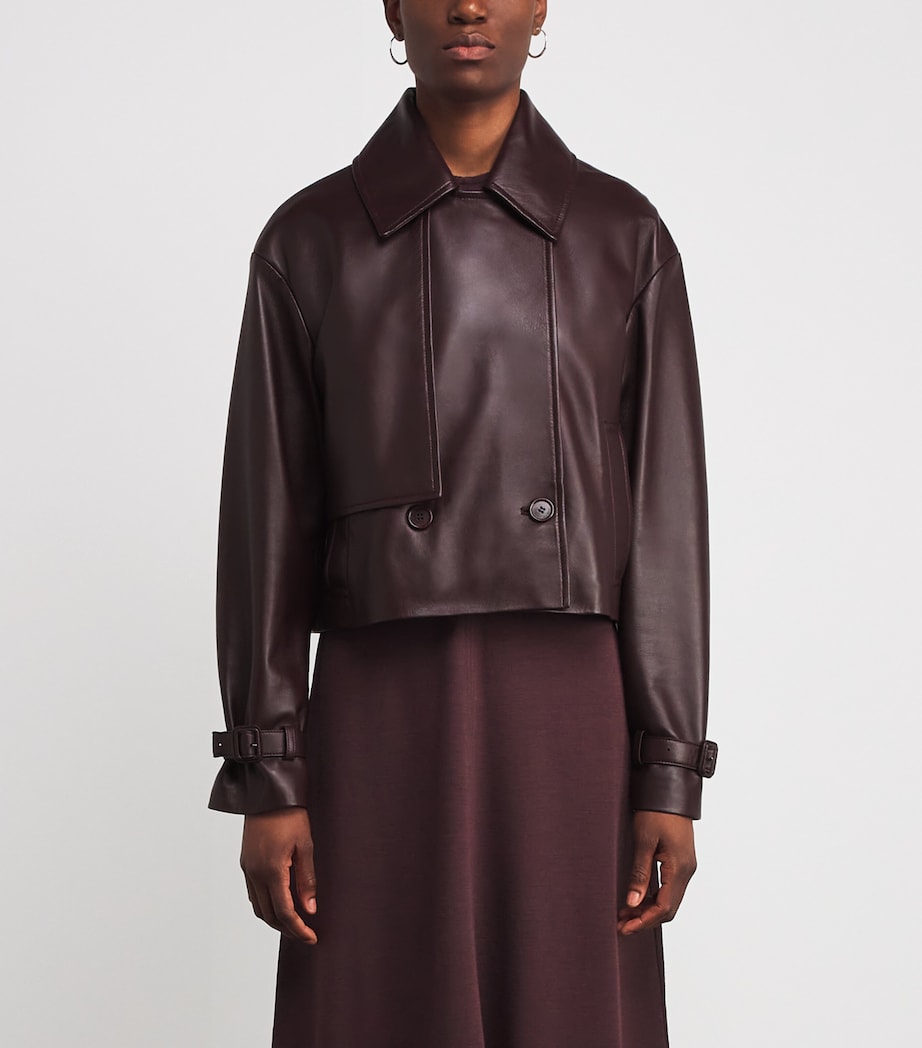 Red Blaise Leather Jacket