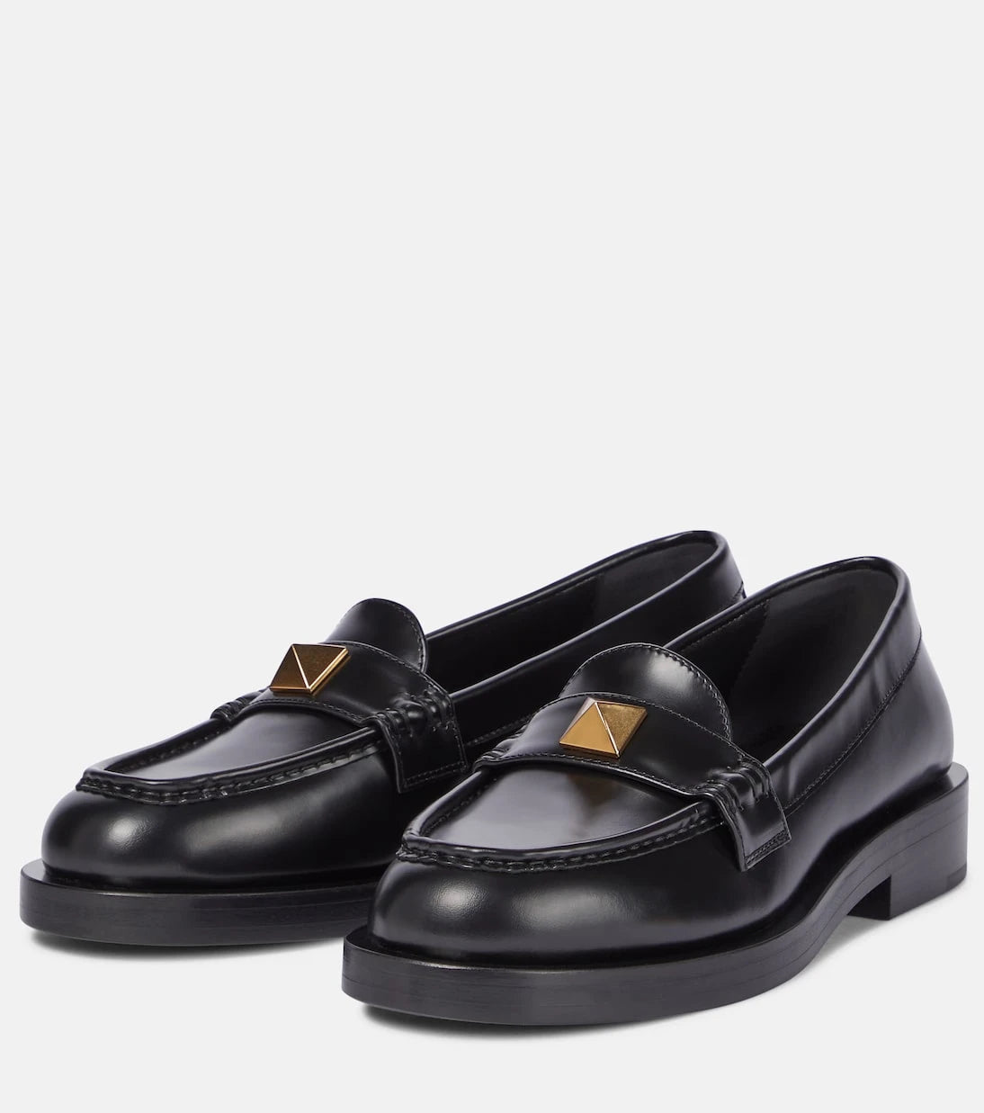 Valentino Garavani - Roman Stud leather loafers