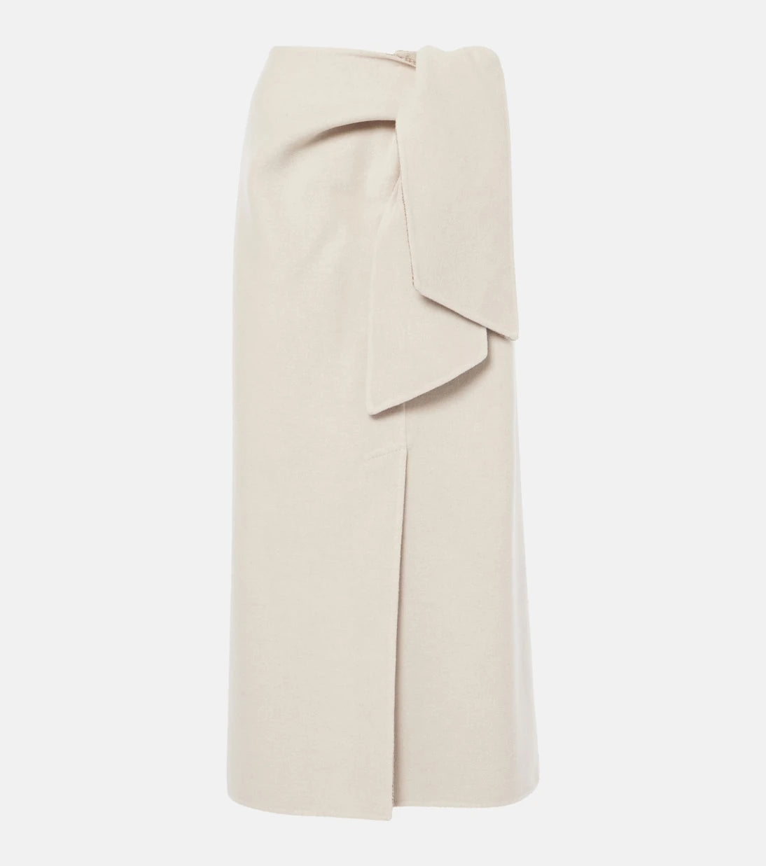 Max Mara - Zuppa wool and cashmere wrap skirt