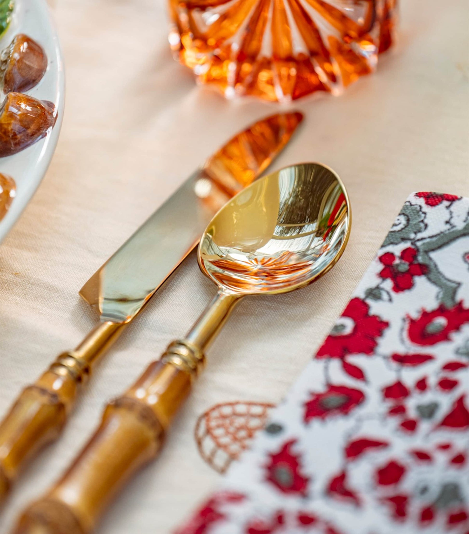 Set of 5 Bamboo Cutlery