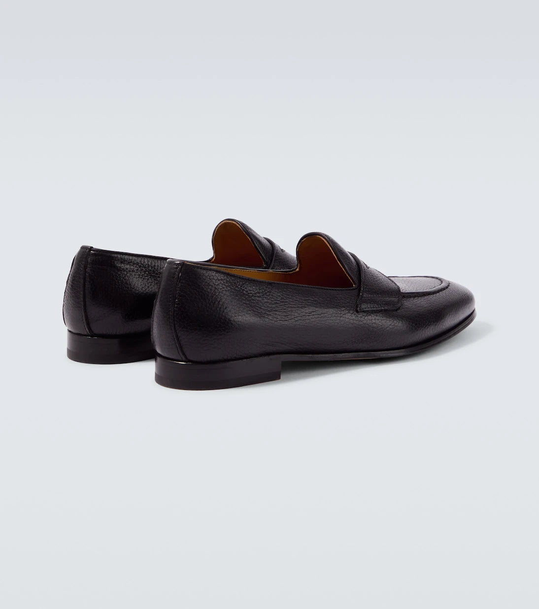 Kiton - Leather penny loafers