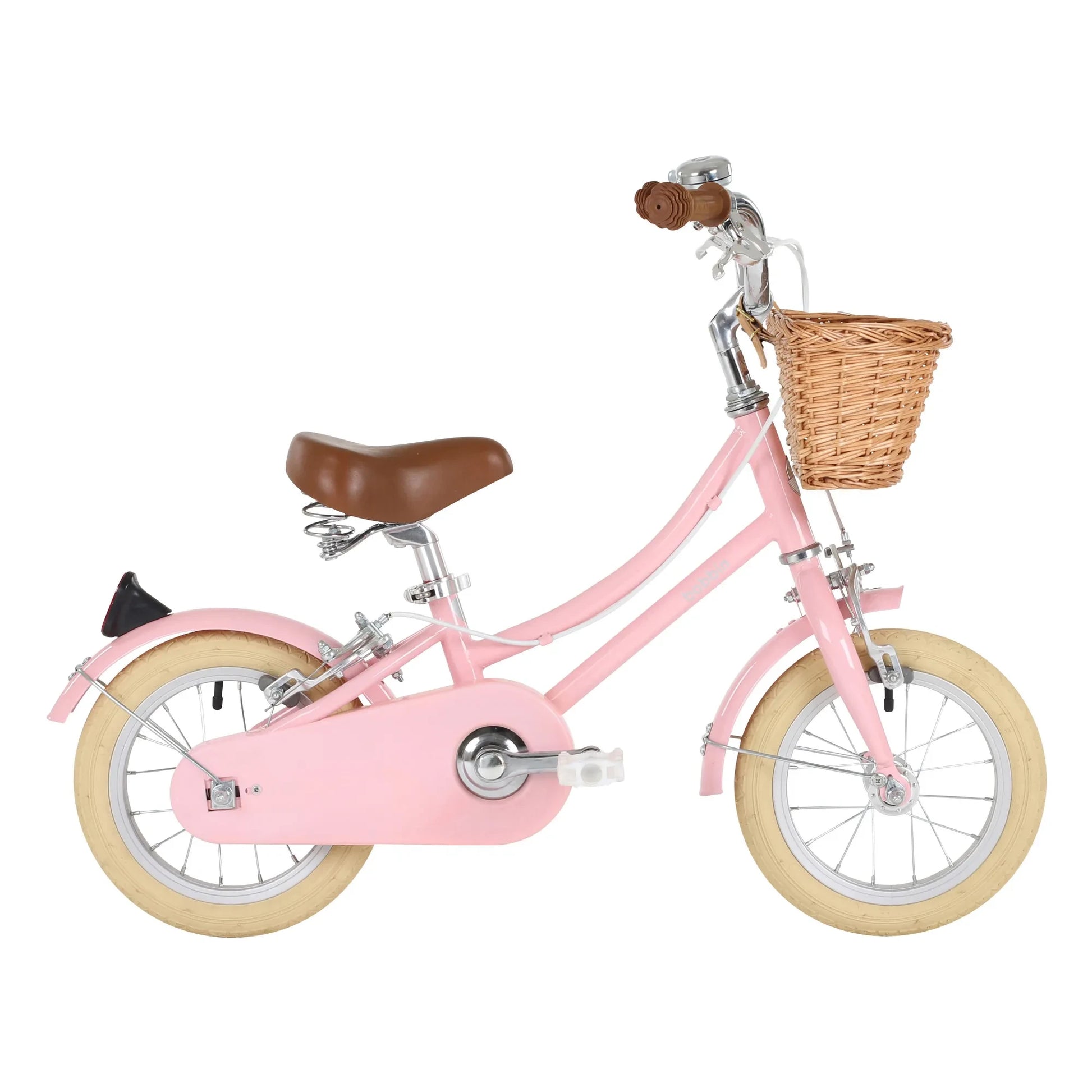 Bobbin - Gingersnap 12" Children's Bike | Pale Pink