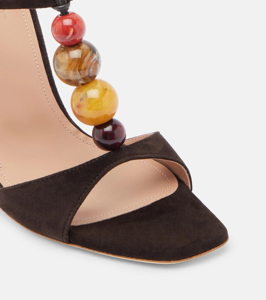 Malone Souliers - Lena beaded suede sandals