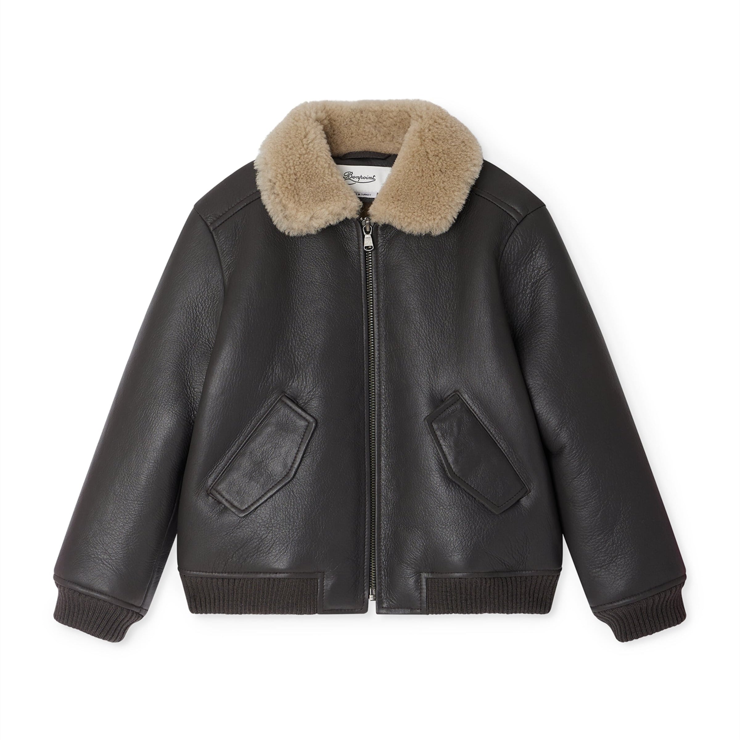 Leather Aviator Jacket (10-14 Years)