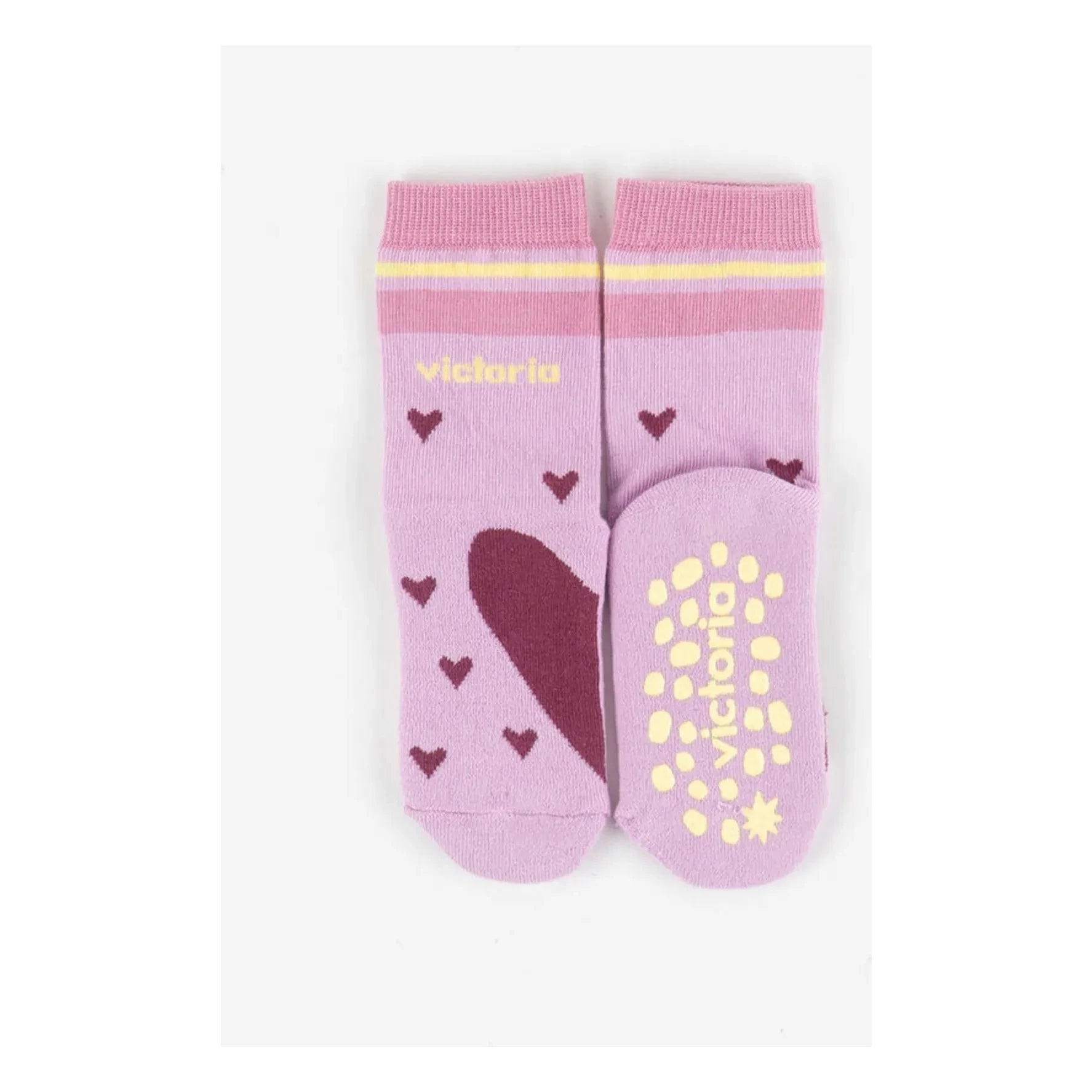 Victoria - Heart socks | Pink