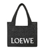 LOEWE Black x Paula's Ibiza Medium Font Tote Bag
