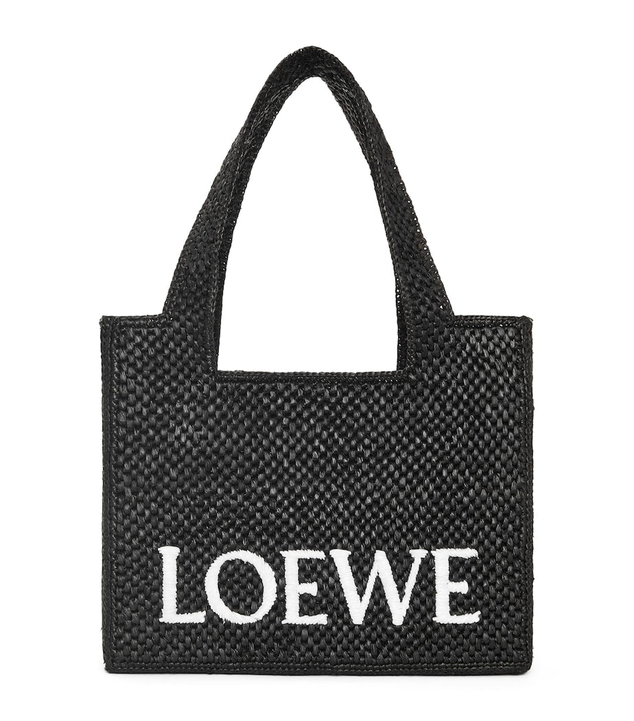 LOEWE Black x Paula's Ibiza Medium Font Tote Bag