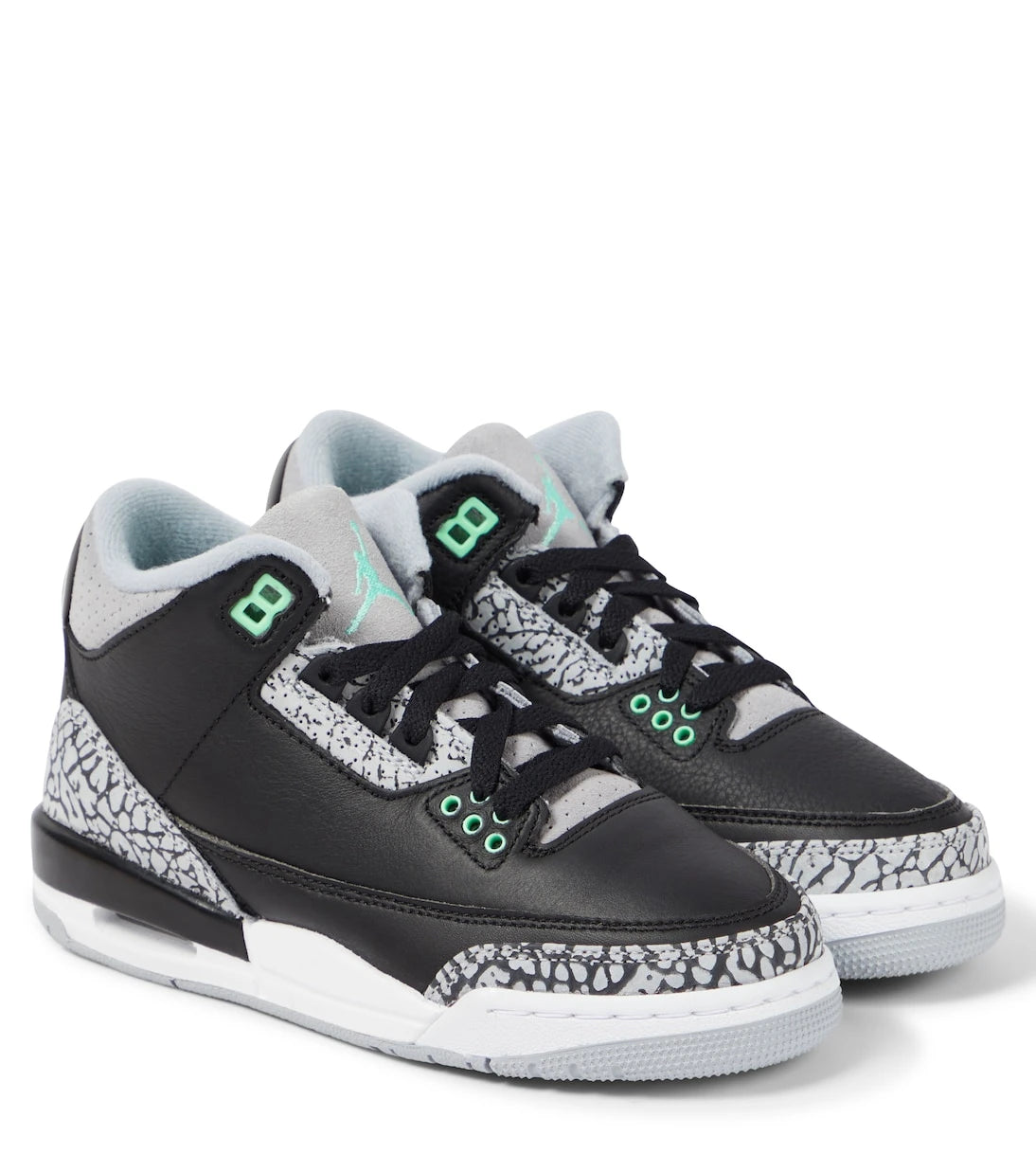 Nike Kids - Air Jordan 3 Retro leather sneakers