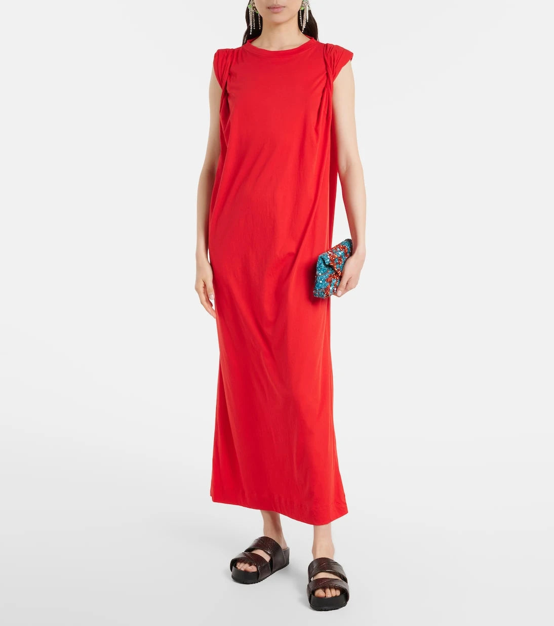 Dries Van Noten - Cotton midi dress