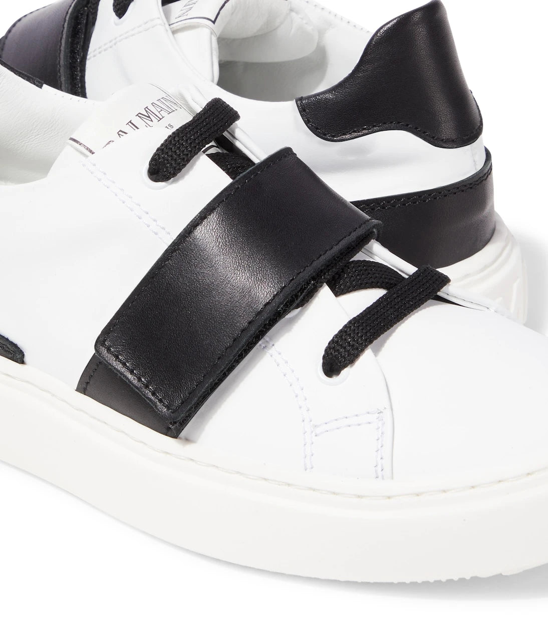 Balmain Kids - Leather sneakers