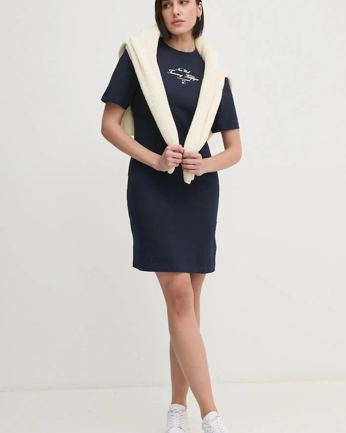 Tommy Hilfiger Pamuklu Elbise
