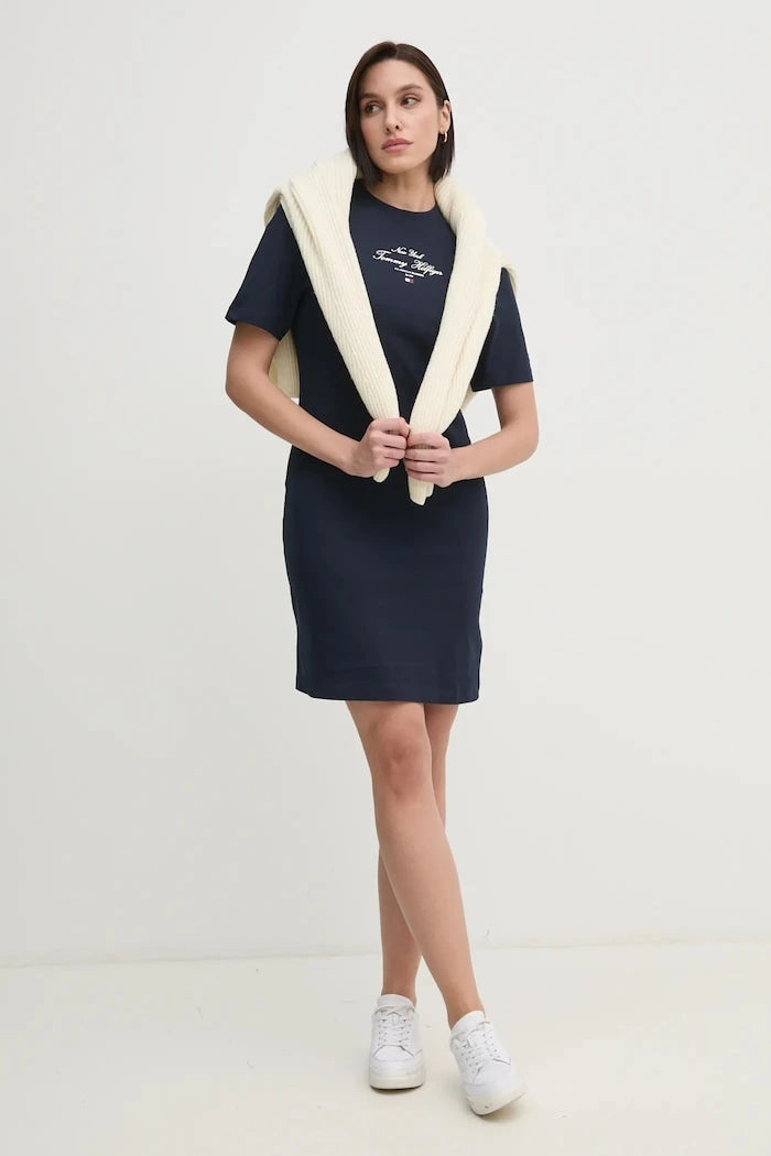 Tommy Hilfiger Pamuklu Elbise