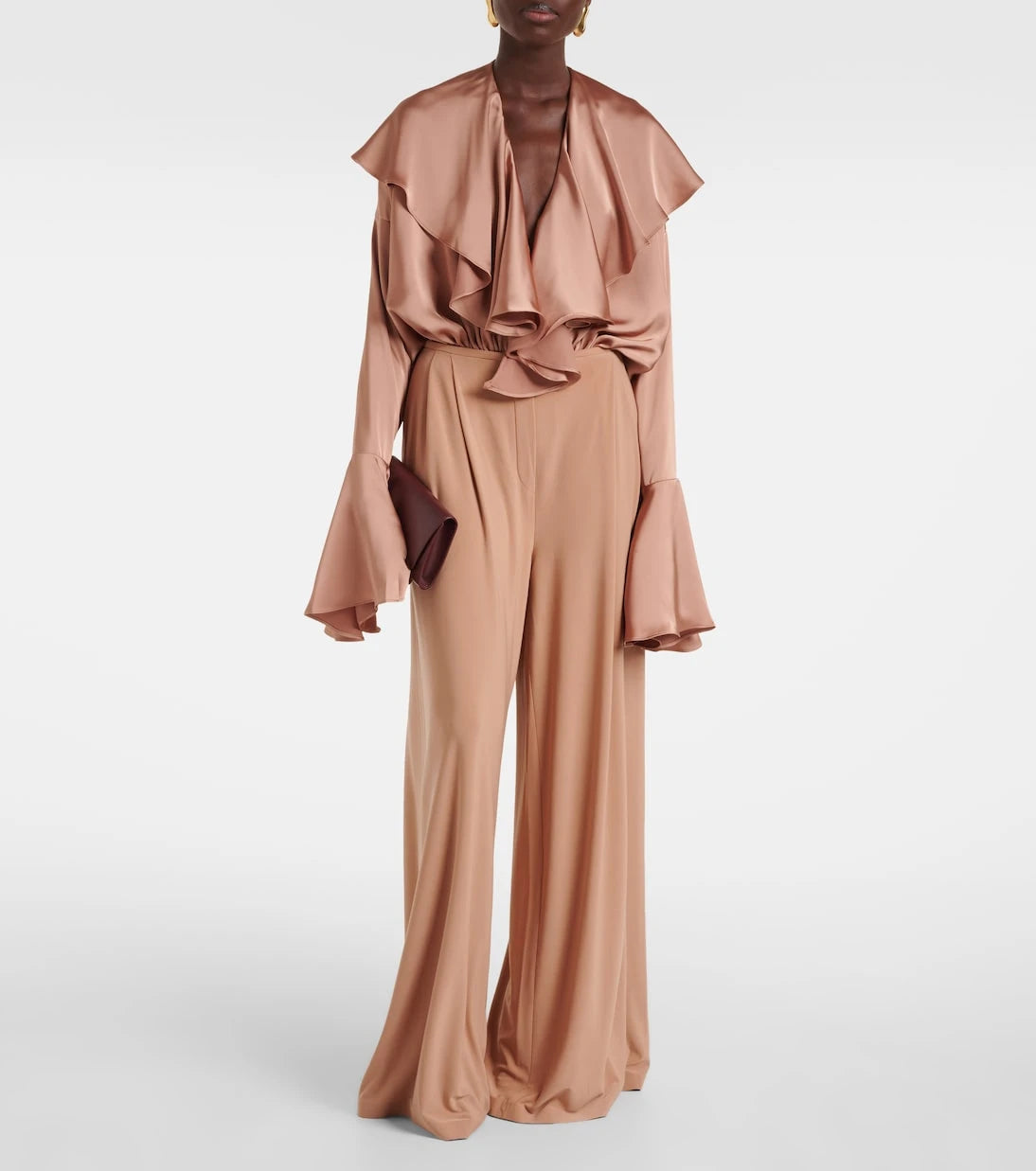 Norma Kamali - Ruffled bodysuit