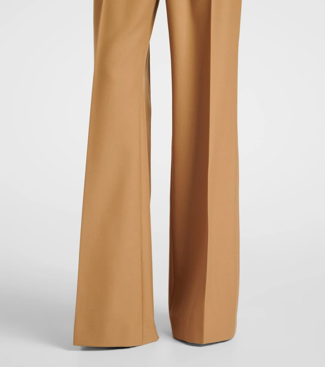 Chloé - Wool grain de poudre flared pants