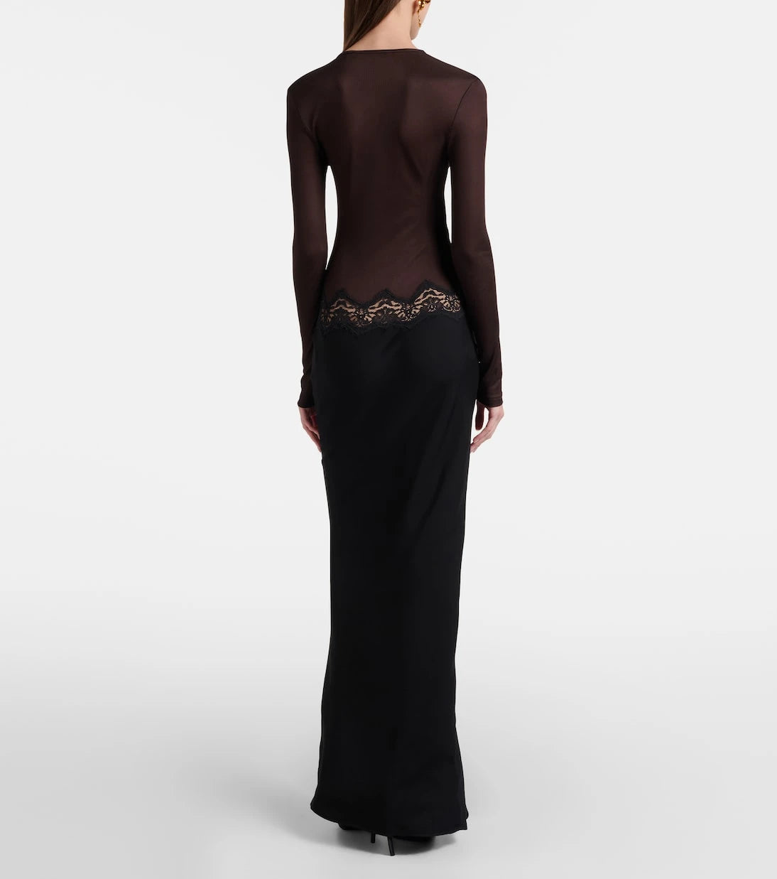 Christopher Esber - Cutout lace-trimmed jersey gown