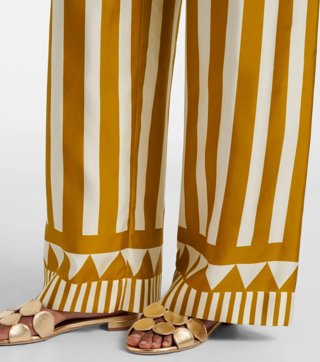 Eres - Pacha striped silk twill palazzo pants
