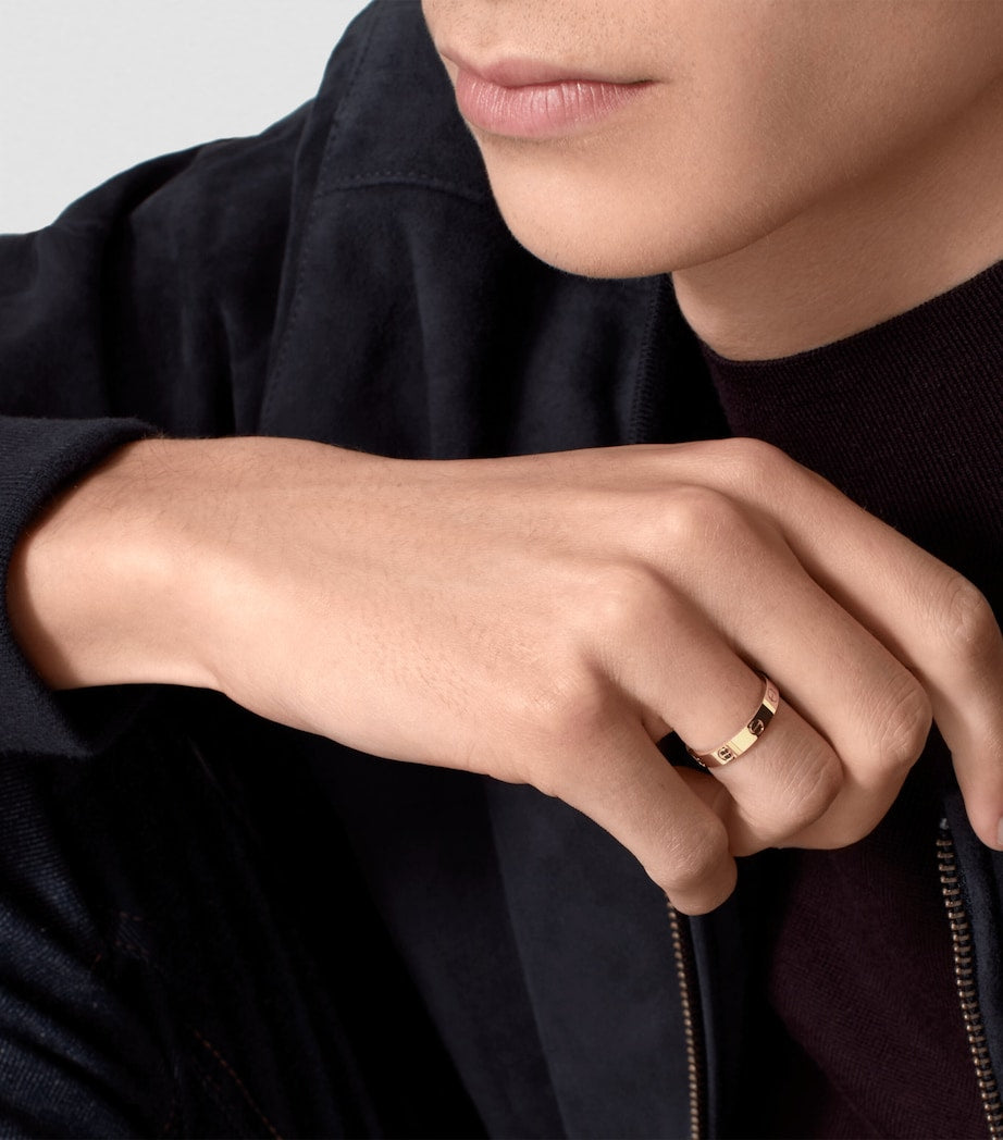 Yellow Gold LOVE Wedding Band