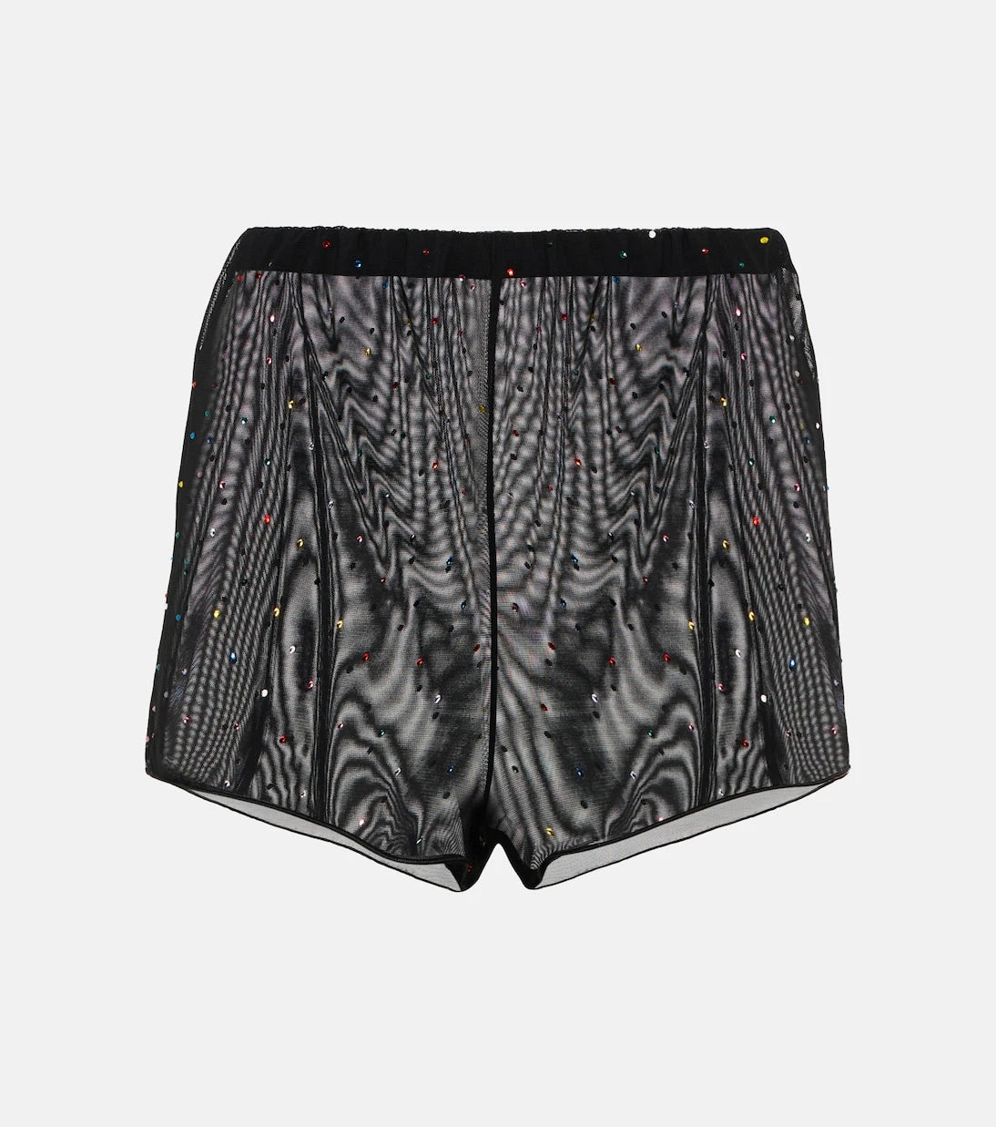 Oséree - Embellished tulle shorts