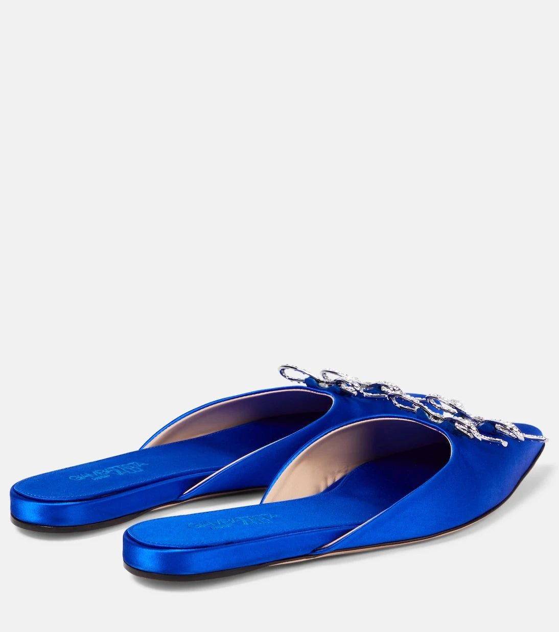Giambattista Valli - Embellished satin mules