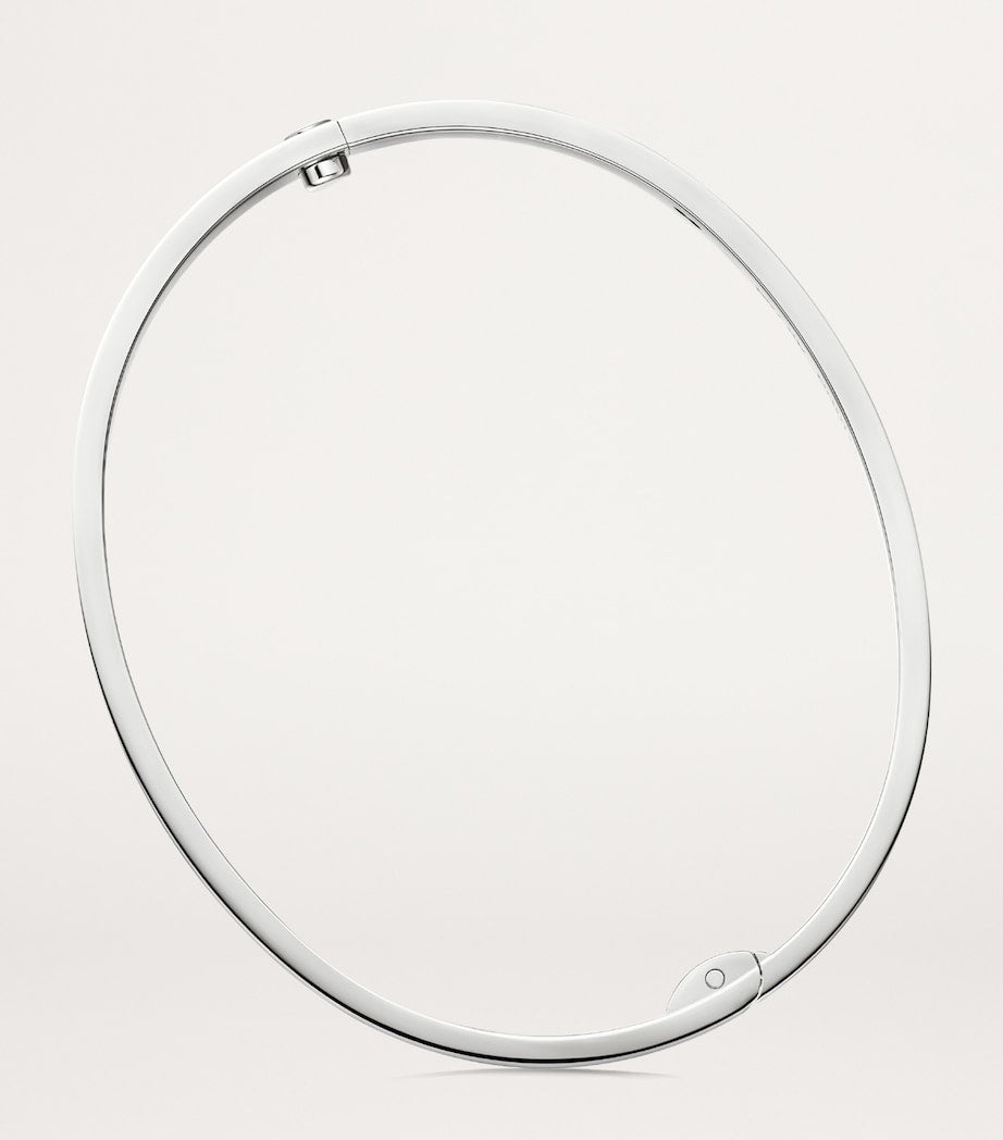 LOVE Classic White Gold 4-Diamond Bracelet - Single-Screw Closure