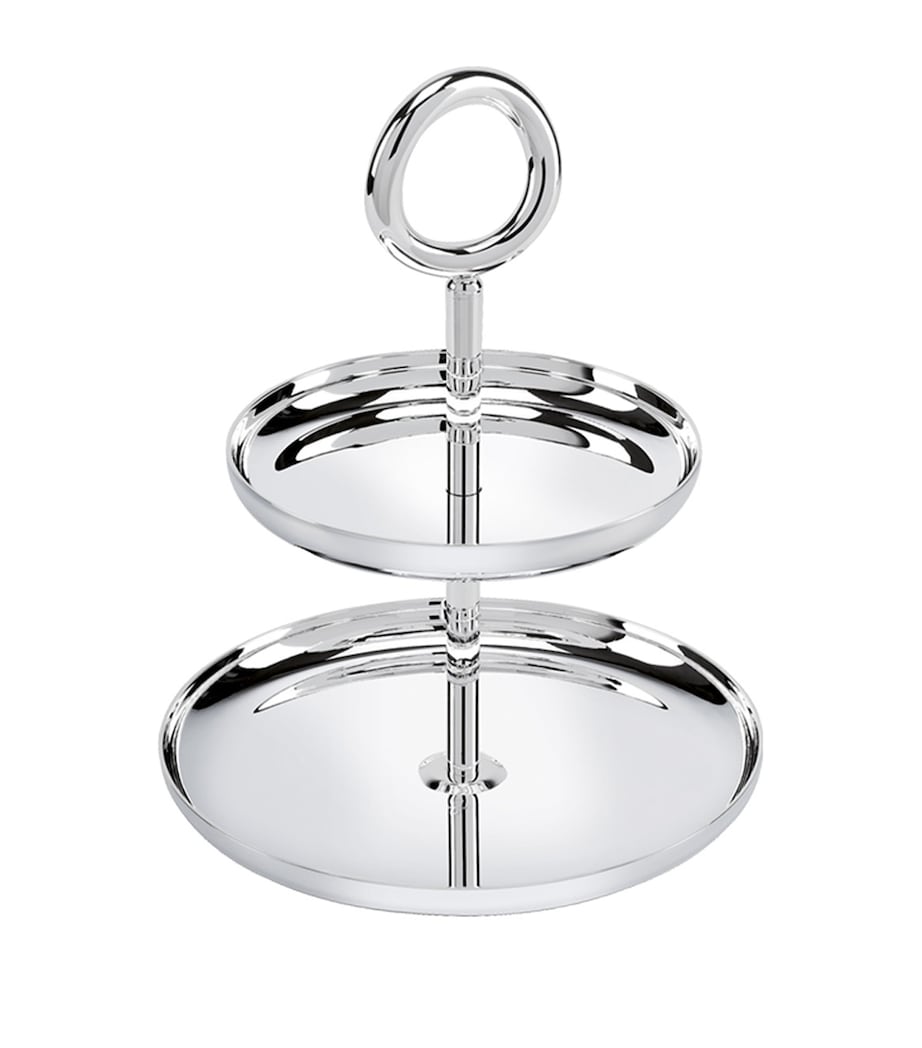 Vertigo Silver Plated Dessert Stand
