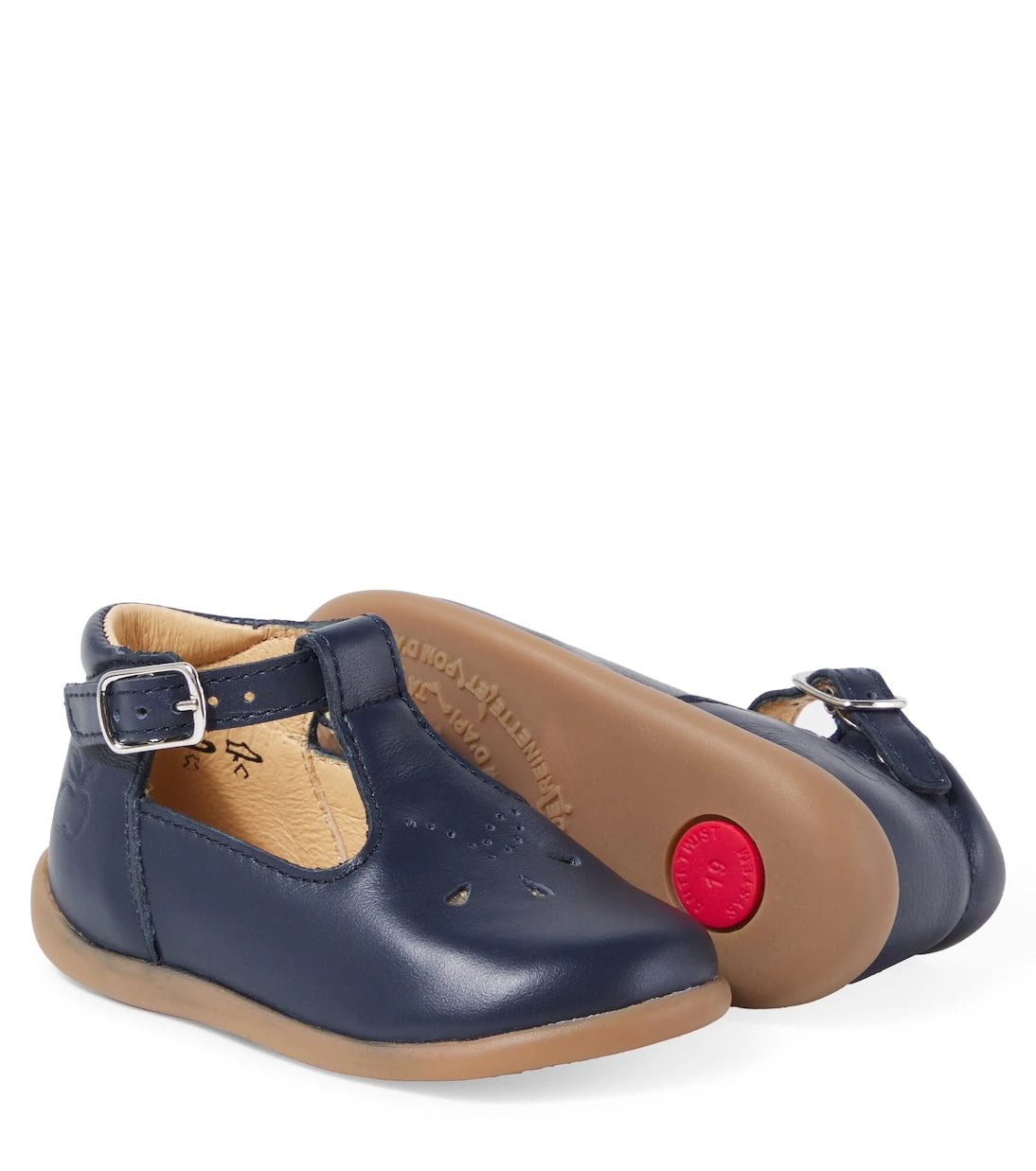 Pom d'Api - Baby Stand-Up Salome leather booties