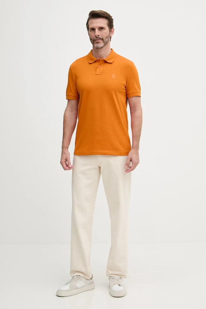 BOSS Orange Erkek Pamuk Elastan Polo Tişört Passenger