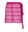 Missoni Burgundy Wrap Cover-Up Mini Skirt