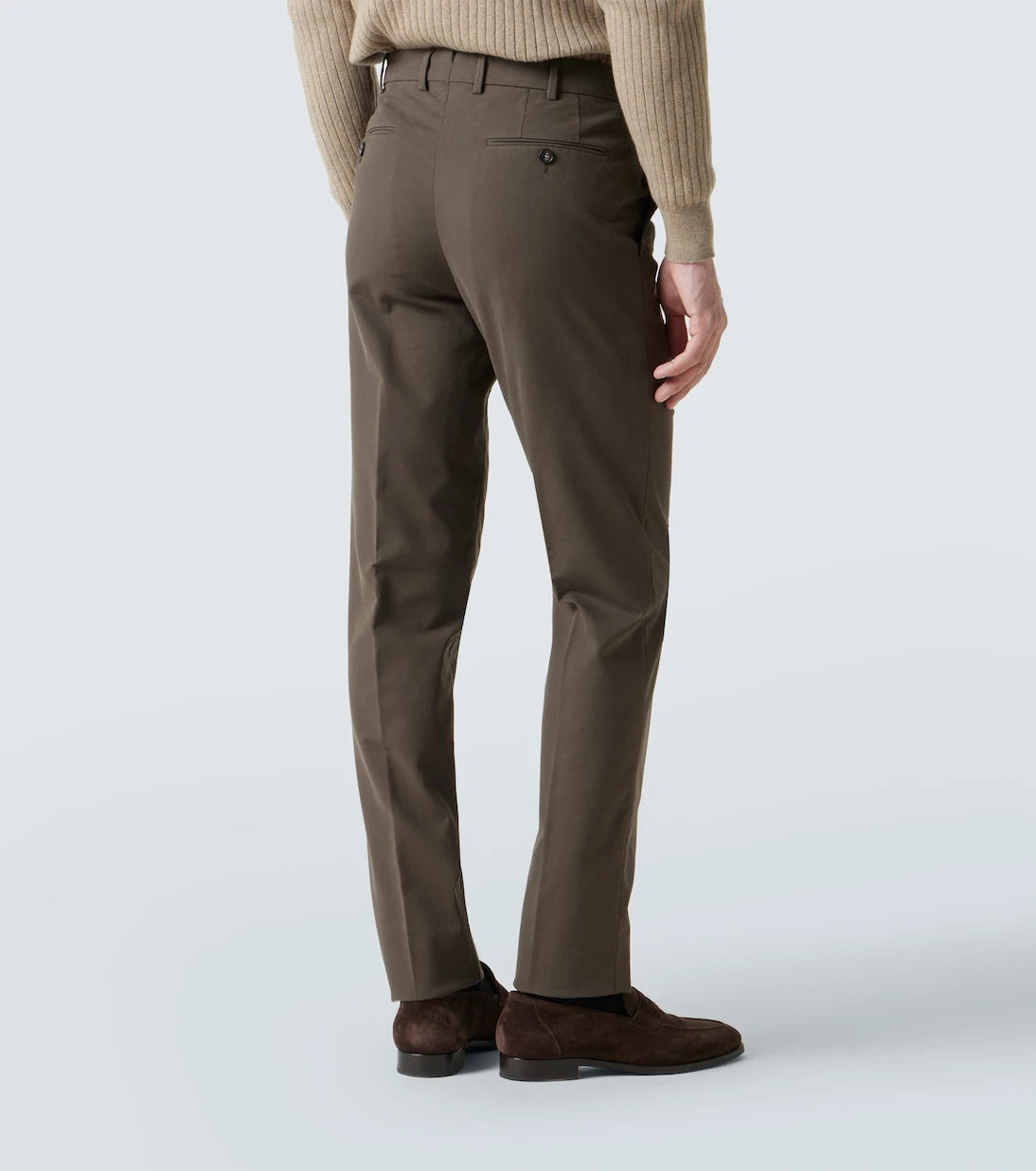 Loro Piana - بنطال تشينو كارلو من مزيج القطن