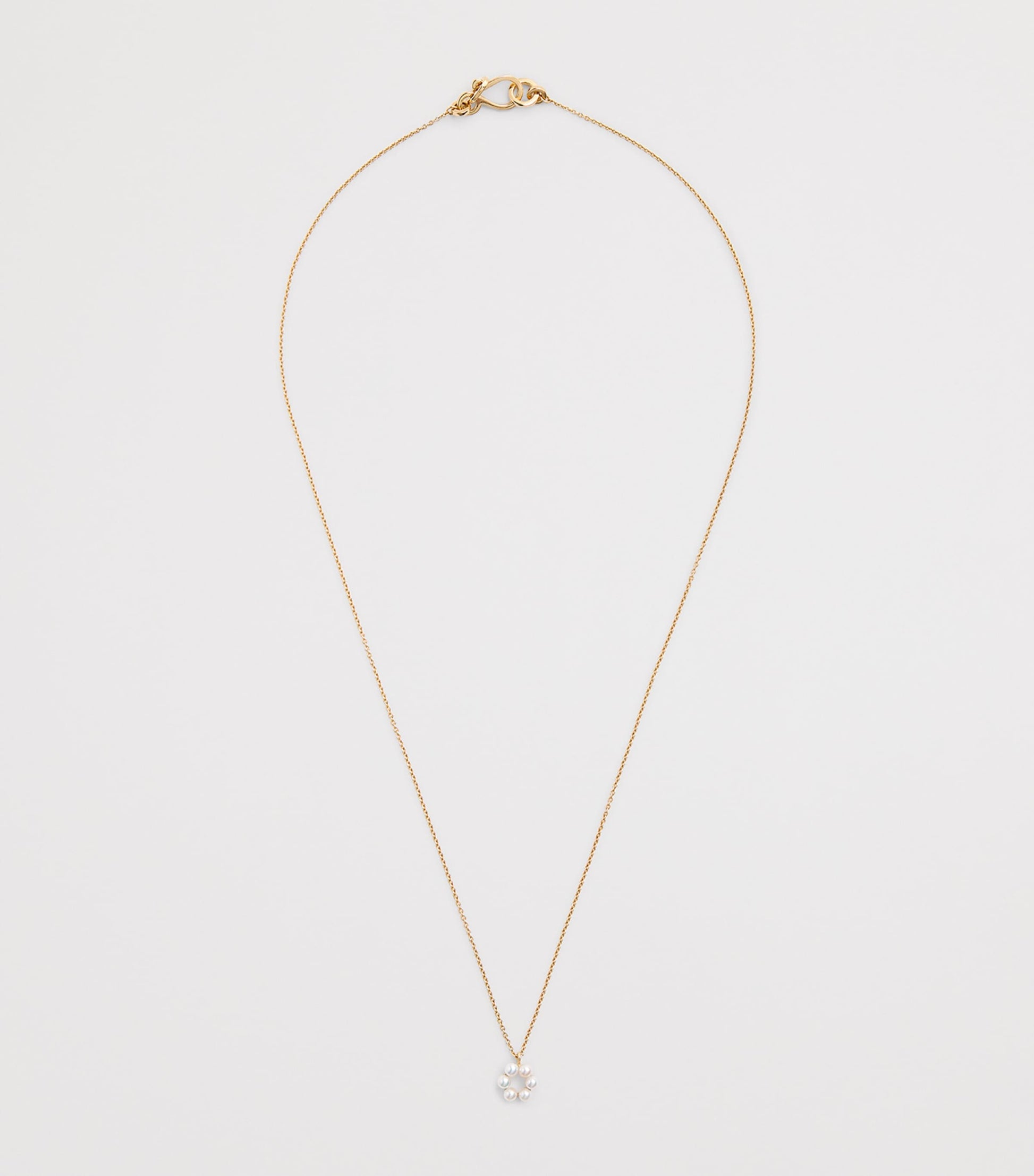 Yellow Gold and Pearl Starry Night Luna Perle Necklace