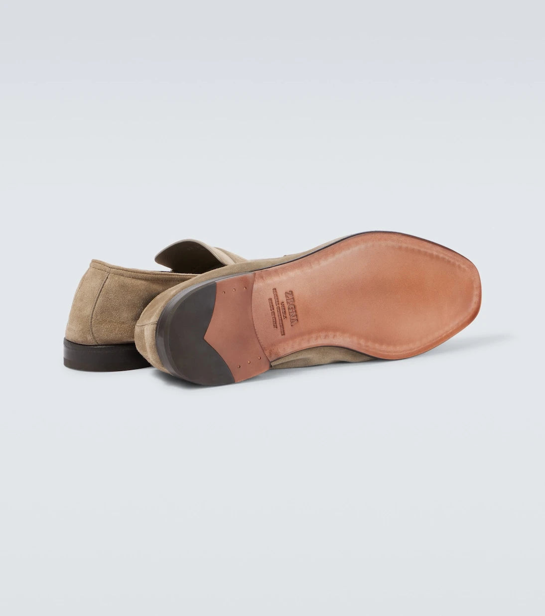 Zegna - L'Asola suede penny loafers