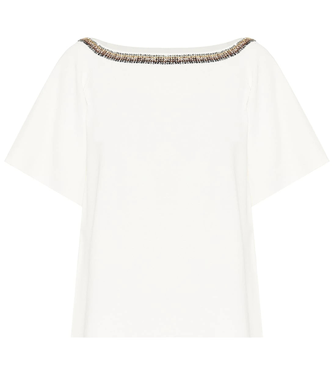 Stella McCartney - Embroidered compact-knit top