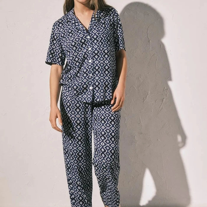 women'secret viskoz kadın gömlek tarzı pijama