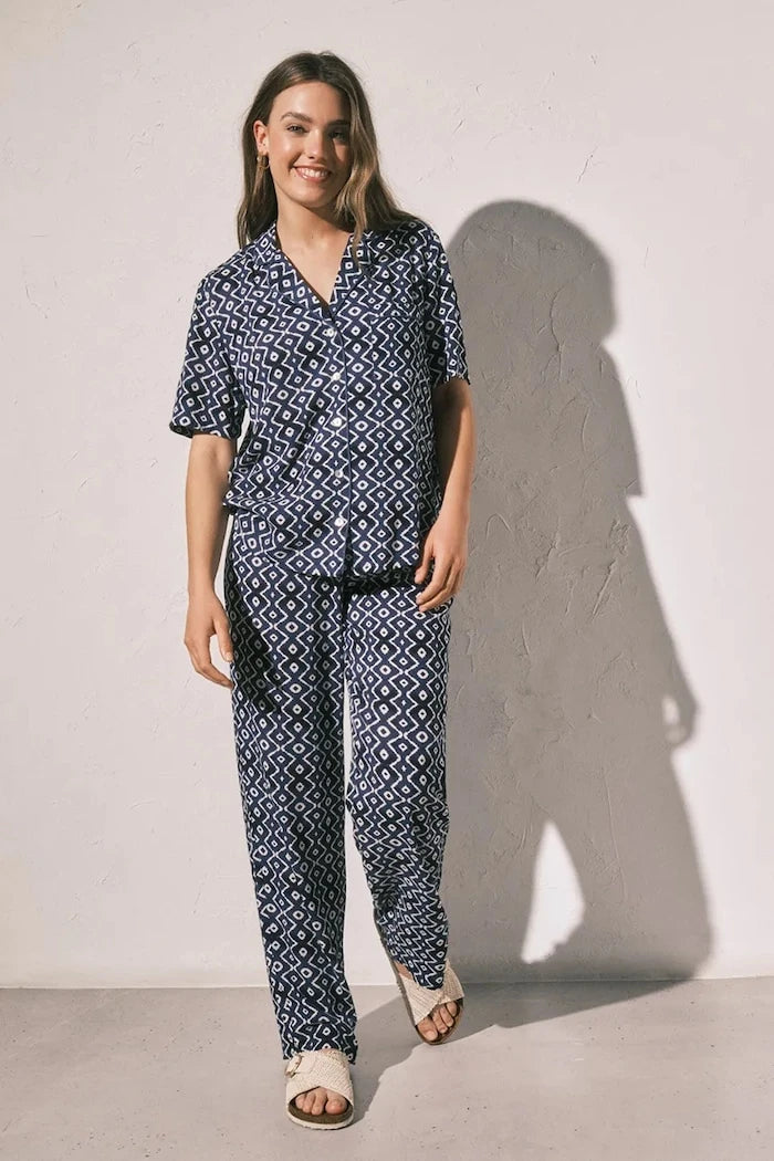 women'secret viskoz kadın gömlek tarzı pijama